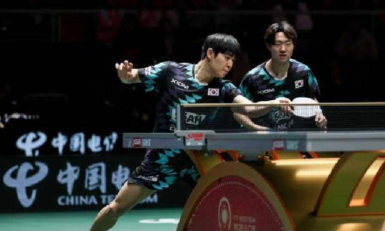 韩国队险胜法国队,张继科带队取胜 韩国队险胜法国队,张继科带队取胜